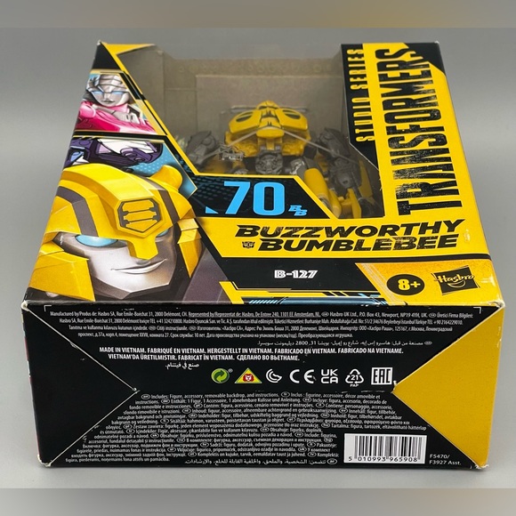 BUMBLEBEE B-127 BB-70 Transformers BUZZWORTHY Deluxe Class Bumblebee NEW SEALED - Picture 6 of 6
